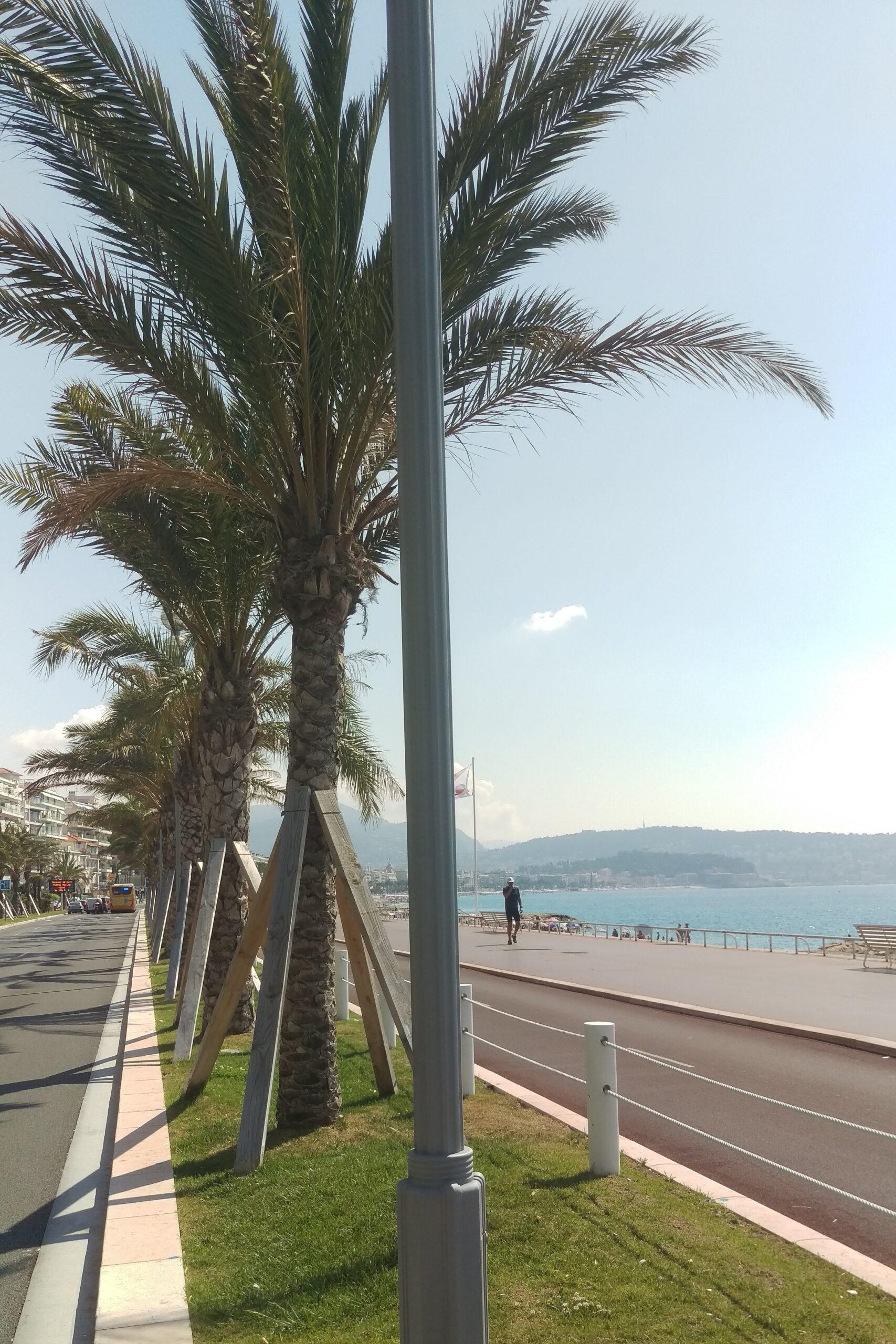 An der Strandpromenade von Nizza