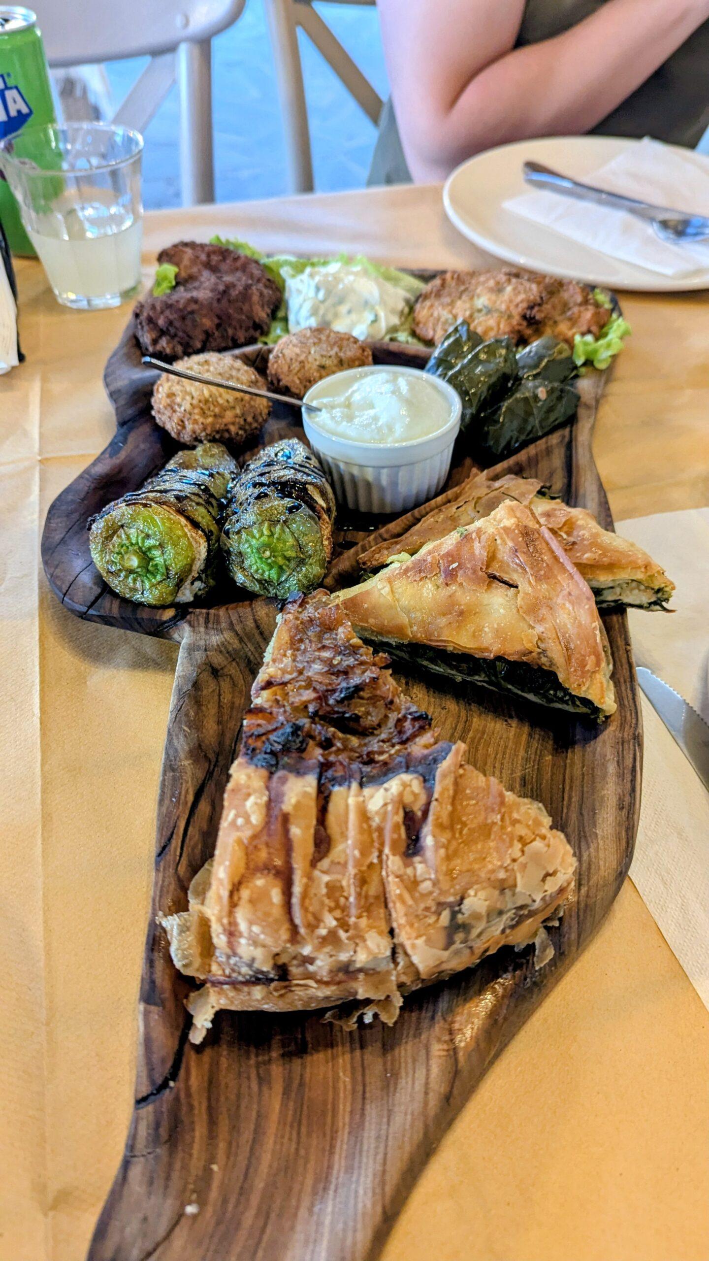 typical albanian food in Gjirokaster